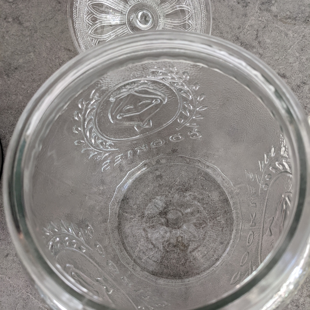 Vintage glass Mother's Cookie Jar - Picture 6 of 9